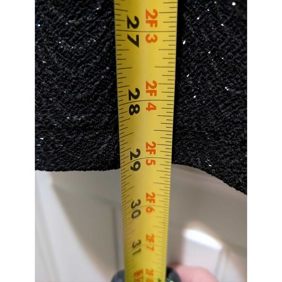 Ronnie Nicole by Ouida Women's 12 Sparkle Sleeveless Black Tank Top Shirt - Picture 7 of 7